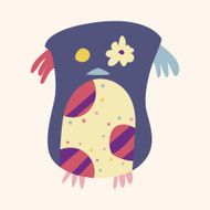owl cartoon theme elements vector eps N69