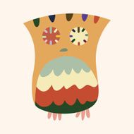 owl cartoon theme elements vector eps N71