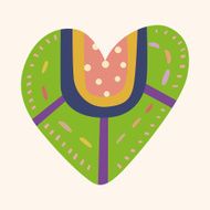 love heart cartoon elements vector eps N89
