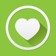 Heart icon great for any use Vector EPS10 N3