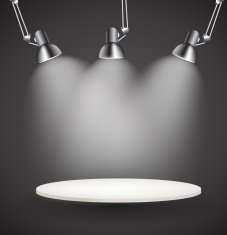 Background with Lighting Lamp Empty Space for Your Text or N29
