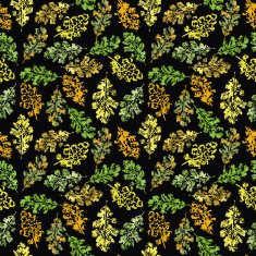 fingerprint pattern from the of leaves painted in watercolor N6