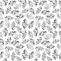 fingerprint pattern from the of leaves painted in watercolor N7