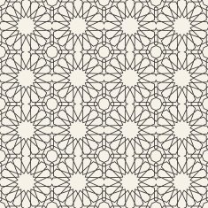 Abstract seamless geometric islamic wallpaper pattern N7