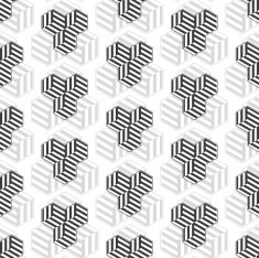 Seamless pattern with cubes Repeating modern stylish geometric background Simple N7
