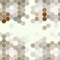Hexagonal seamless pattern Repeating geometric brown background N2