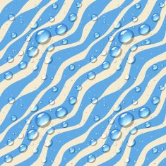 Seamless striped background with drops Vector illustration
