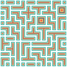 Seamless colorful Abstract background made of tetris shapes N2