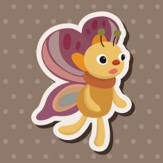 butterfly theme elements vector eps N20