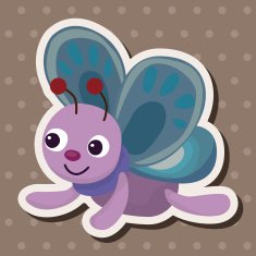 butterfly theme elements vector eps N21