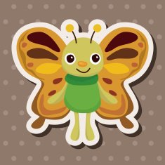 butterfly theme elements vector eps N22