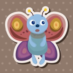 butterfly theme elements vector eps N23