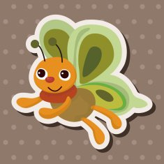 butterfly theme elements vector eps N26