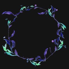 Beautiful flower watercolor fashion illustration N2