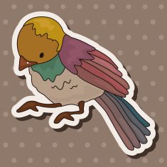 bird cartoon theme elements vector eps N121