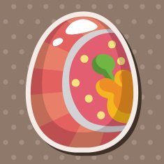 easter egg theme elements background eps10 N57