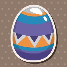 easter egg theme elements background eps10 N59