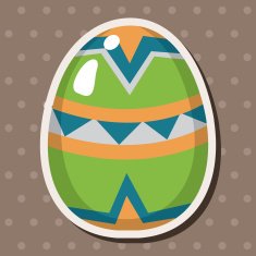 easter egg theme elements background eps10 N63