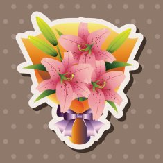 flower bouquet theme elements vector eps N59