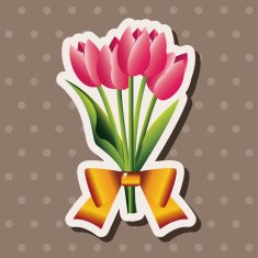 flower bouquet theme elements vector eps N62