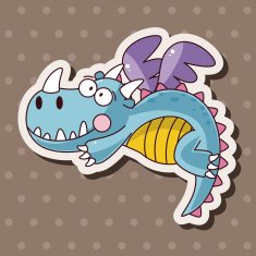 dragon theme elements vector eps N56