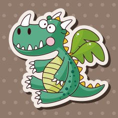 dragon theme elements vector eps N61