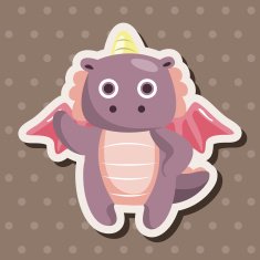 dragon theme elements vector eps N62