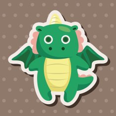 dragon theme elements vector eps N70