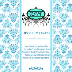 Flower invitation card15