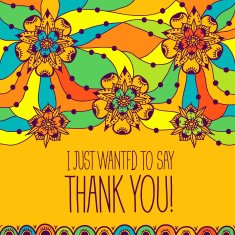 Greeting card I just wanted to say thank you