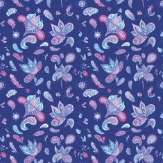 Blue Indian Pattern