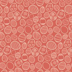 Seamless pattern of Easter eggs N2