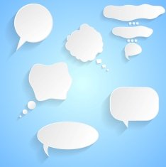Speech bubbles design