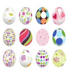 Set of Easter eggs N7