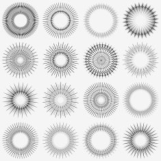 Radial Circle Element N2