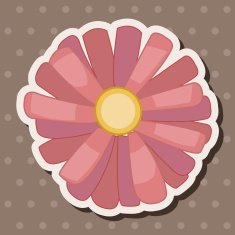 flower theme elements vector eps N159