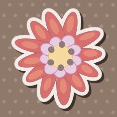 flower theme elements vector eps N161
