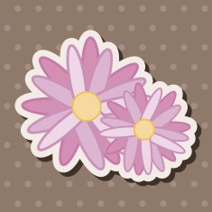 flower theme elements vector eps N162