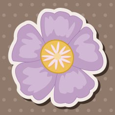 flower theme elements vector eps N164