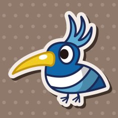 bird cartoon theme elements N54