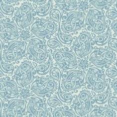 Seamless ornate floral pattern N9
