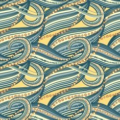 Seamless abstract wave pattern N22