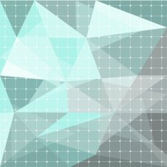 low poly blue and gray background