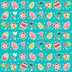 Easter background with eggs N6