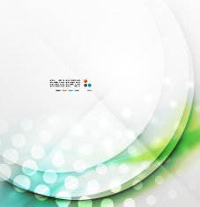 Blurred vector wave modern design