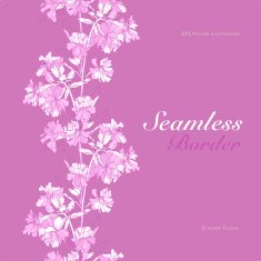 Seamless floral border N3