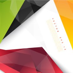 Vector background abstract polygon triangles N24