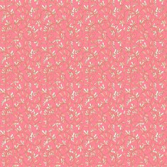 seamless line pink tender floral pattern