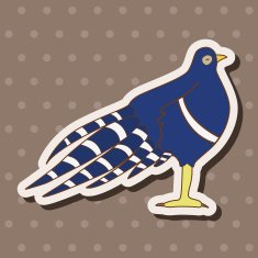 bird cartoon theme elements vector eps N128