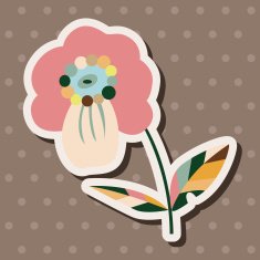 flower theme elements vector eps N192